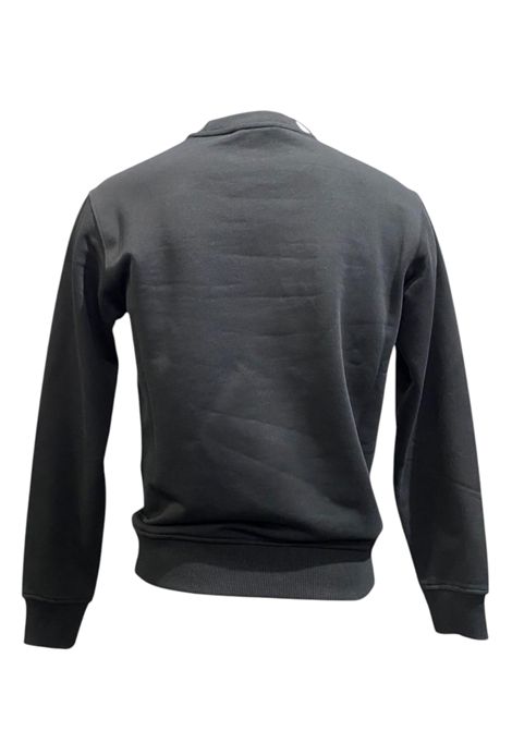 Black Crewneck Sweatshirt with Logo VERSACE JEANS COUTURE | sweaters | 79GAIP03 CF06P899